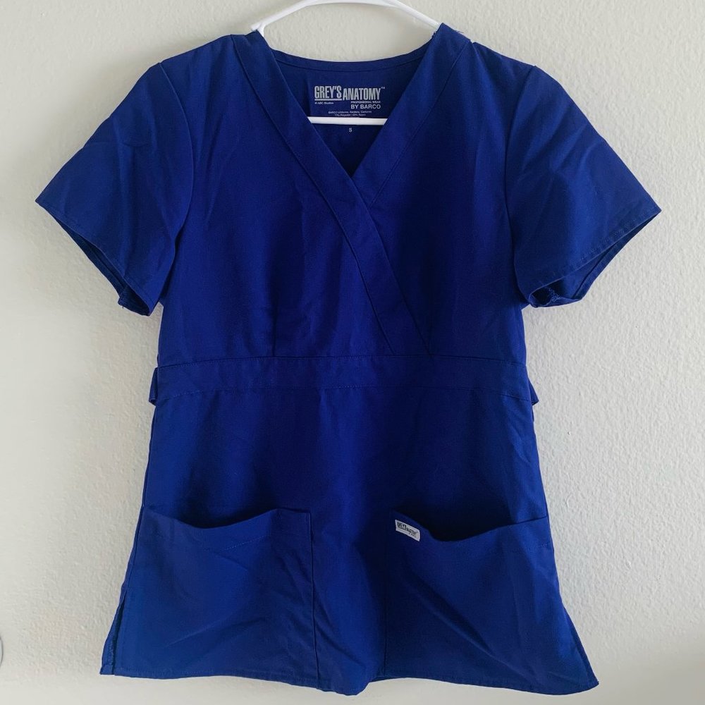 Grey's Anatomy Scrubs Women's Modern Fit Mock Wrap